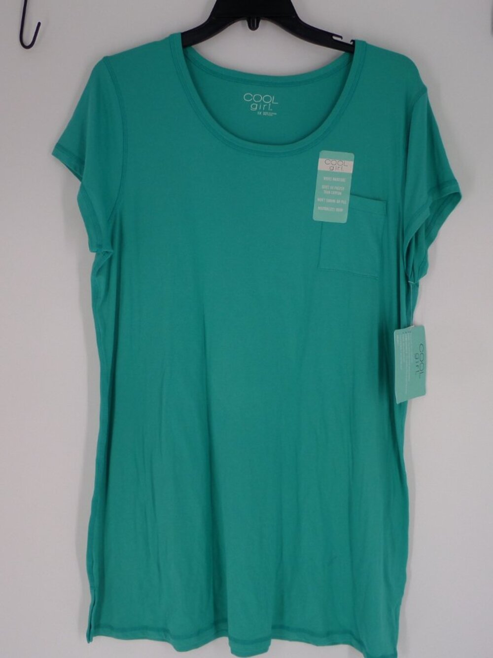 Cool Girl  Woman's Dream Lounge Night Shirt  Size 1X NWT